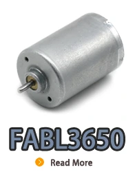 Motor elétrico dc sem escova de rotor interno FABL3650 com driver embutido