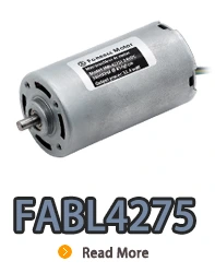 Motor elétrico dc sem escova de rotor interno FABL4275 com driver embutido